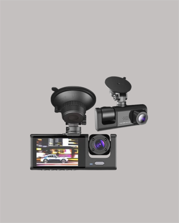 TA-01 3 Kameralı 1080P Araç Kamerası Siyah - Görsel 3