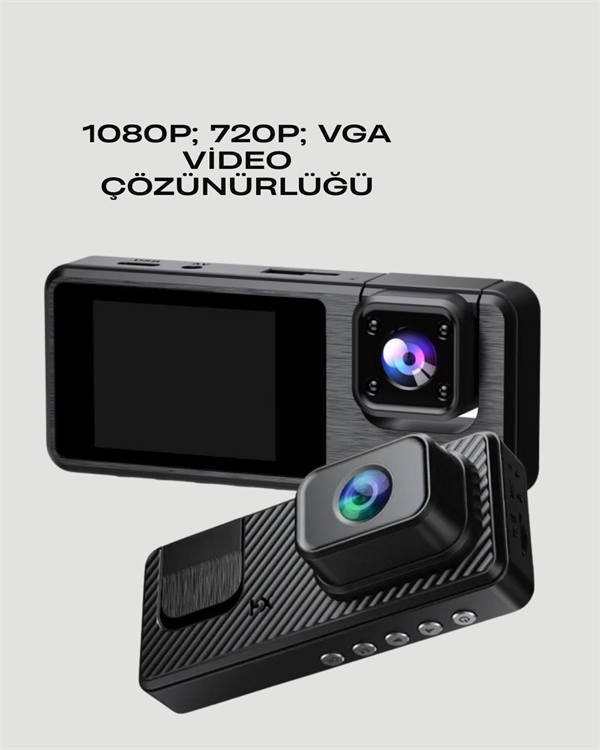 3 Kameralı DVR Araç Kamerası – Tam Güvenlik Tam Kapsama - Görsel 4