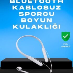 Kablosuz Bluetooth Kulaklık – Boyun Askılı 100 Saat Pil Ömrü