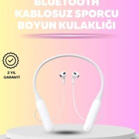 Boyun Askılı Kulaklık – 100 Saat Kullanım Süresi Ergonomik Tasarım