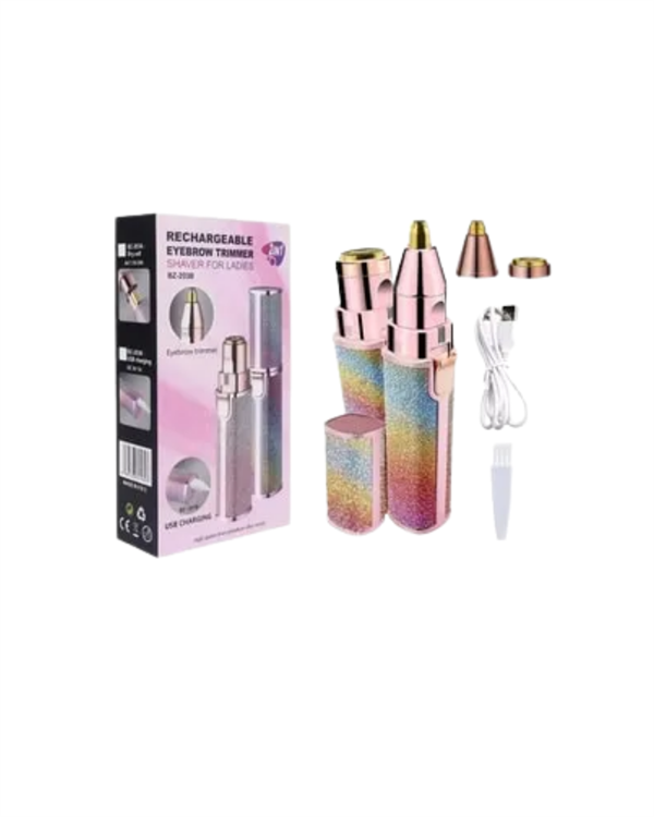 8000 RPM Taşınabilir Epilatör – Kaş Düzeltici ve Dudak Epilatörlü Pille Çalışan - Görsel 2