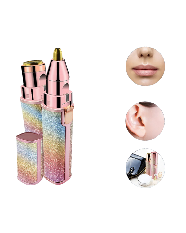 Mini USB Şarjlı Elektrikli Epilatör – Kaş ve Yüz Tüy Temizliği İçin 2'si 1 Arada - Görsel 3