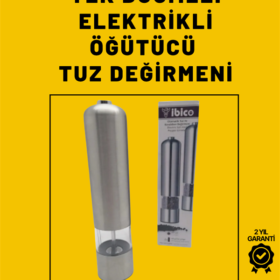 Elektrikli Baharat Öğütme Cihazı Ergonomik Şeffaf Gövde