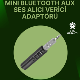 Bluetooth 4.1 Ses Alıcısı | 3.5mm Girişli Hoparlör & Kulaklıklar İçin Kablosuz Dönüştürücü