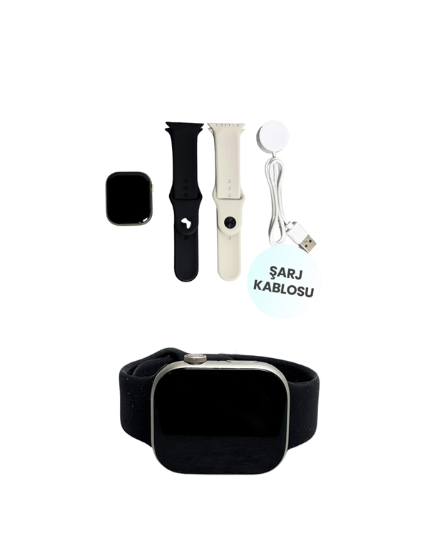 . RS12 PRO+ 2025 Serisi Full Ekranlı Akıllı Saat – 2GB Hafıza Titanyum Kasa Suya Dayanıklı Uzun Şarj Süresi Garantili Model - Görsel 3