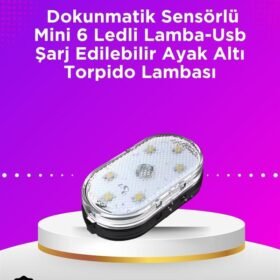 Kablosuz Manyetik Montajlı Araba İçin 7 Renkli Ambiyans Işığı Seti