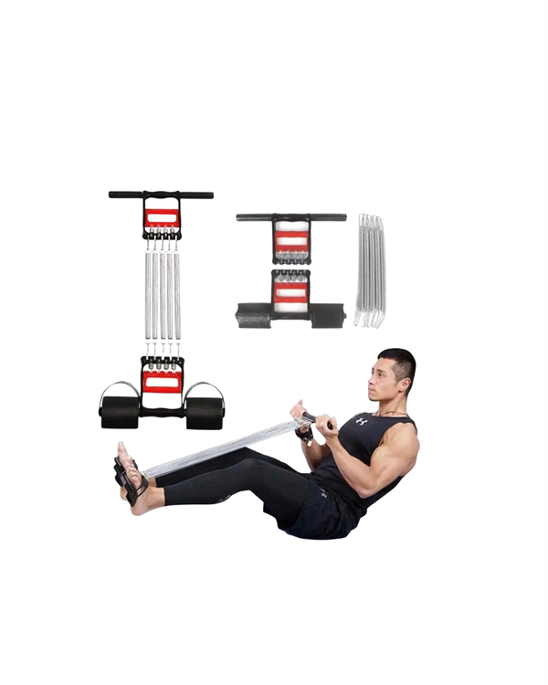 Ergonomik Tutma Yerli Pedallı ve Ayarlanabilir Elastik Yaylı Spor Ekipmanı - Görsel 2