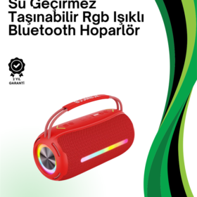 RGB Işıklı Taşınabilir Hoparlör – Çoklu Bağlantı Desteği