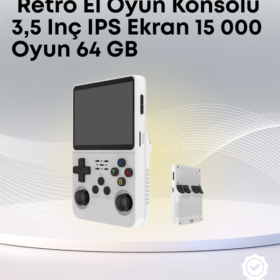 R36S 64 GB Retro El Konsolu – Gelişmiş Donanım ve Özelleştirilebilir Yazılım Yapısı