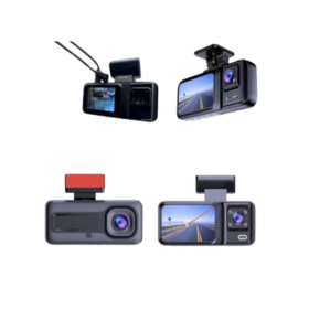 Geri Görüş Destekli Full HD Araç Kamerası – Gelişmiş 3 Kameralı Kayıt Çözümü