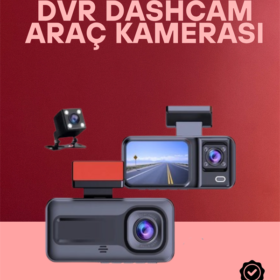 G-Sensör Hareket Algılama ve Döngüsel Kayıt Özellikli 3'lü Kamera Güvenlik Sistemi