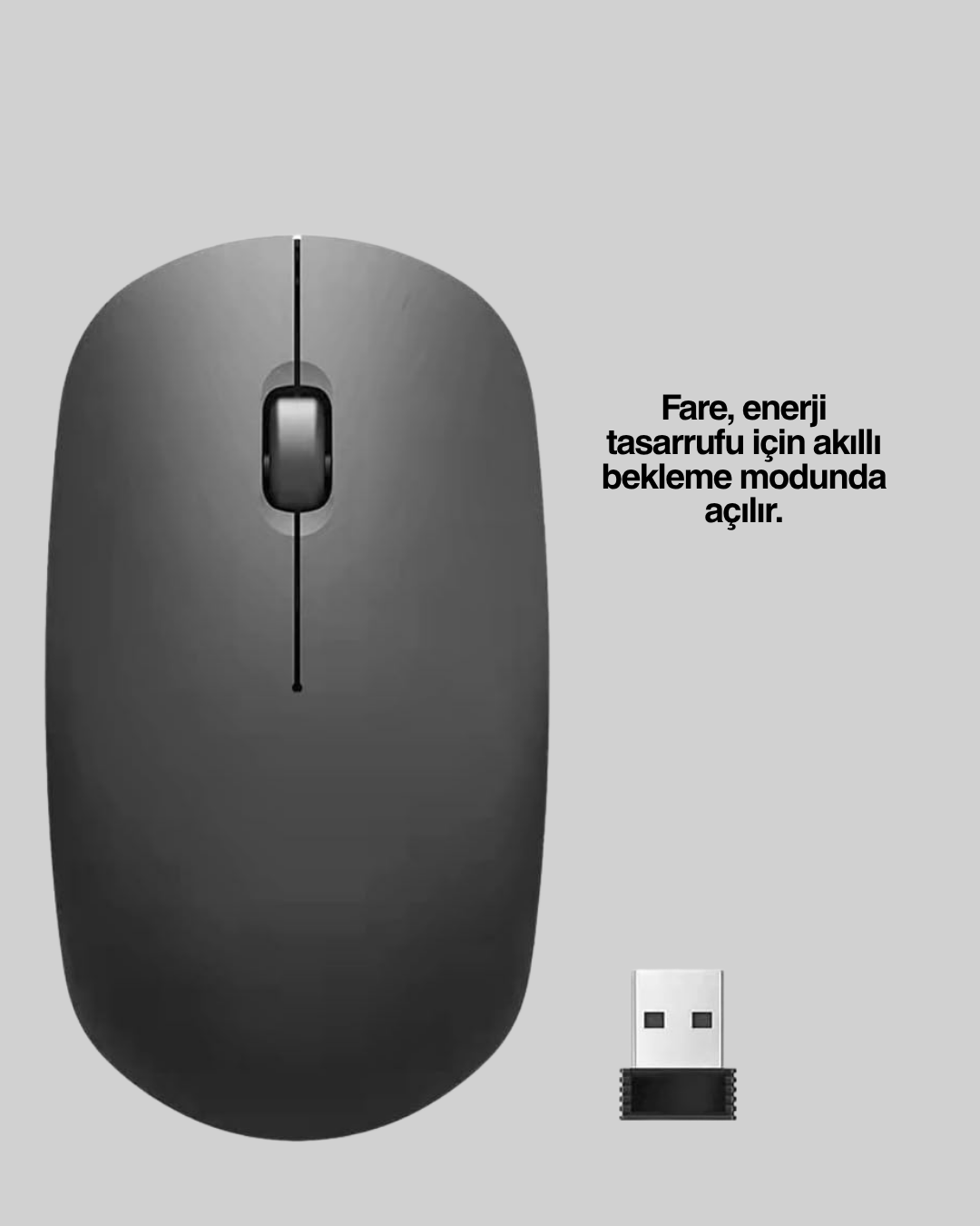 Ayarlanabilir DPI Özellikli Mouse – Sessiz Estetik ve Uyumlu - Görsel 2