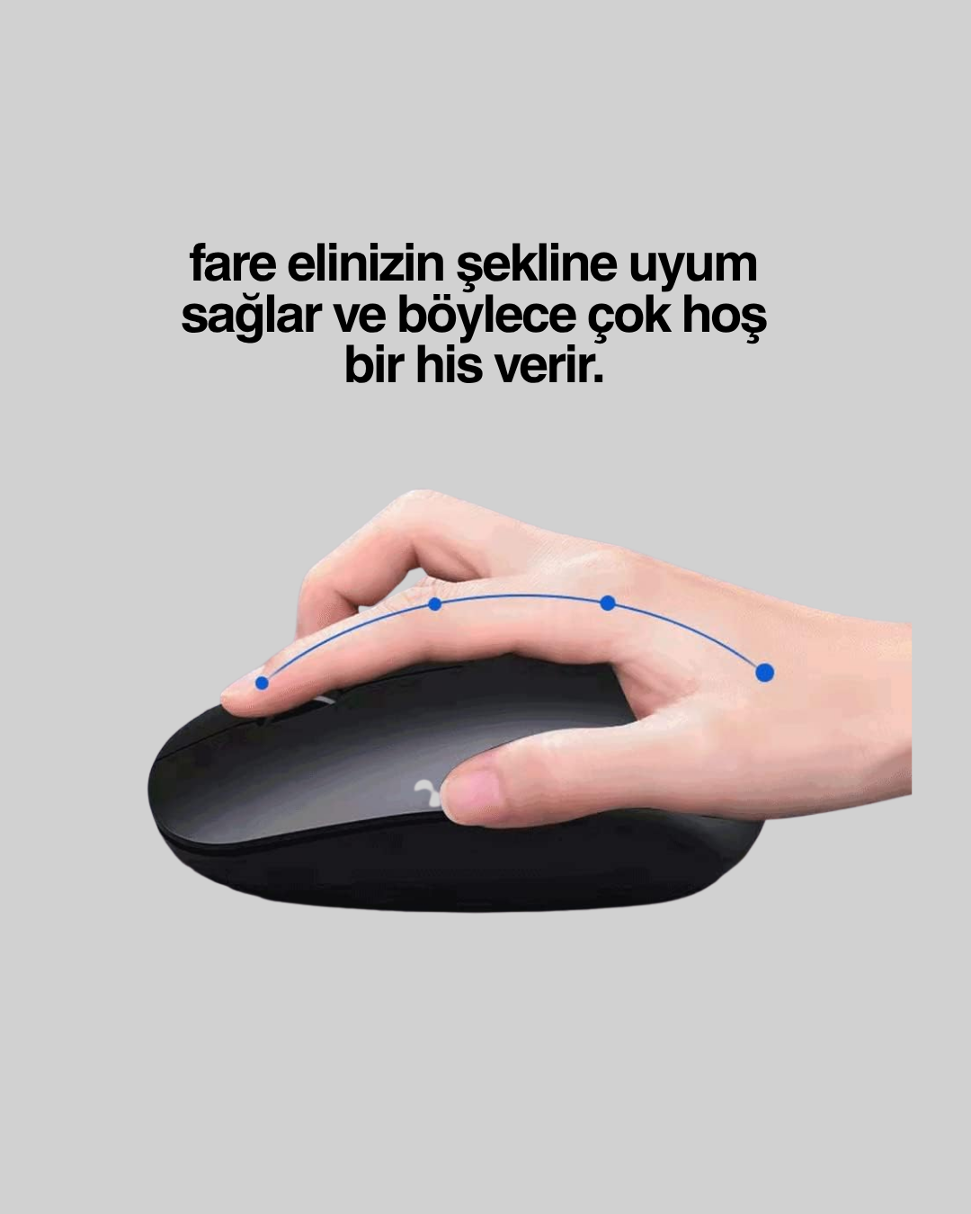 Ayarlanabilir DPI Özellikli Mouse – Sessiz Estetik ve Uyumlu - Görsel 3