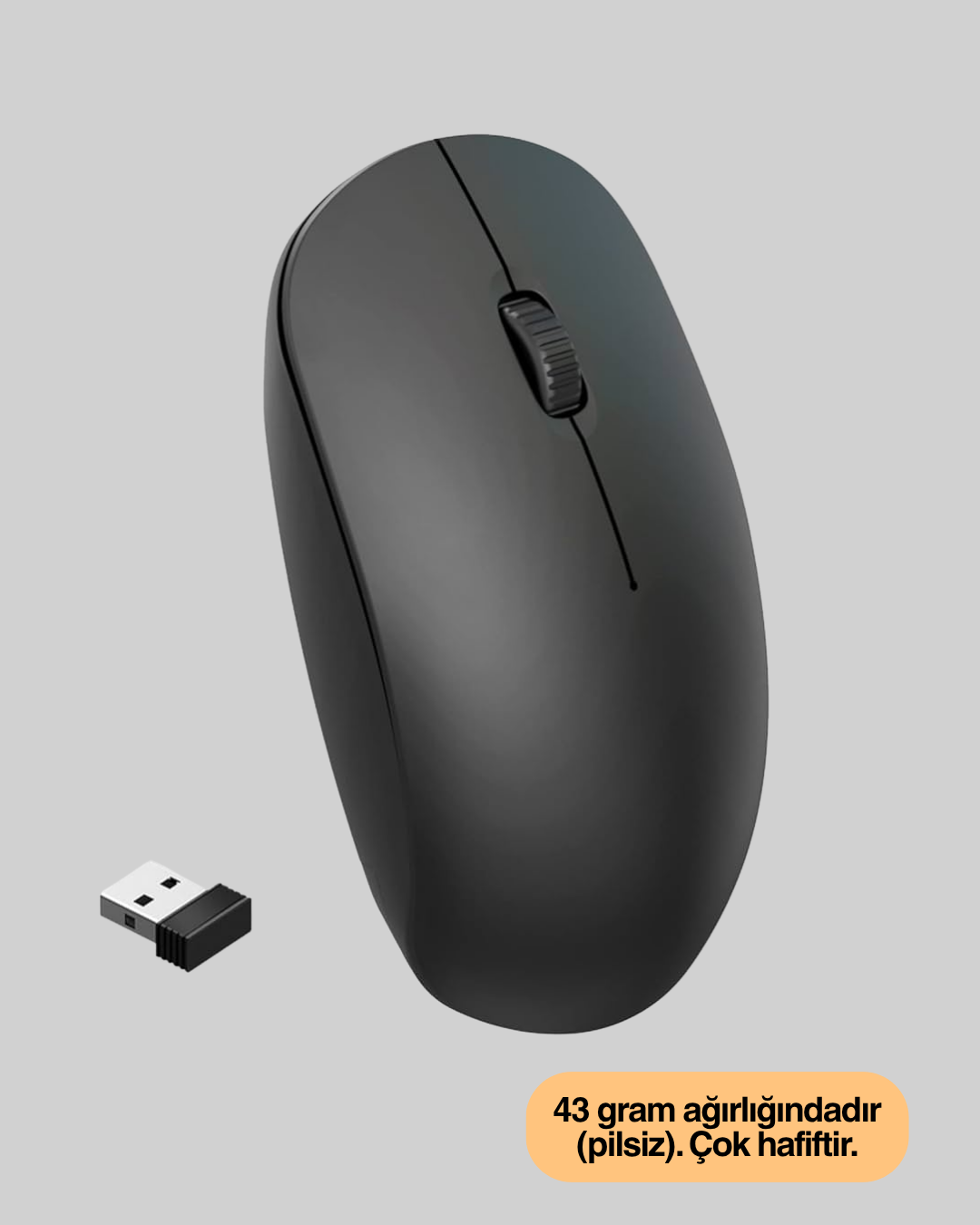 Ayarlanabilir DPI Özellikli Mouse – Sessiz Estetik ve Uyumlu - Görsel 5