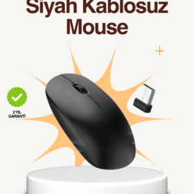 Kablosuz Sessiz Mouse – Ayarlanabilir DPI ve USB Bağlantılı