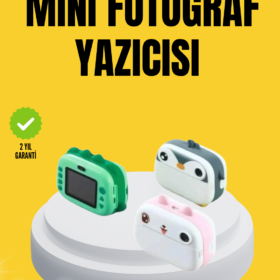 Baskı Kamera – Çift Lensli Anında Baskı ve 10X Zoom Özellikli Dijital Fotoğraf Makinesi