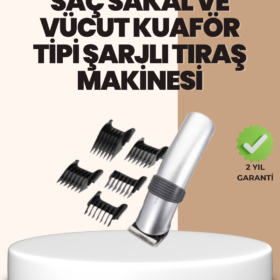 Tıraş Makinesi Temizlik ve Yağlama Setiyle Birlikte