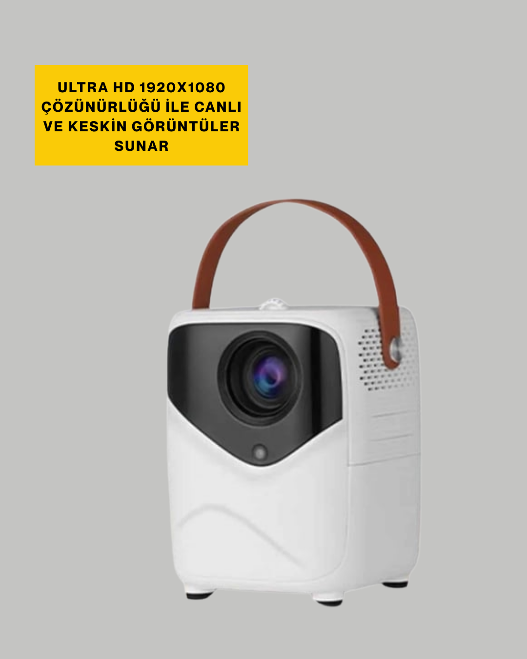 Çoklu Giriş Destekli Projektör – HDMI USB ve Kulaklık Bağlantı Seçenekleriyle Geniş Uyumluluk - Görsel 2