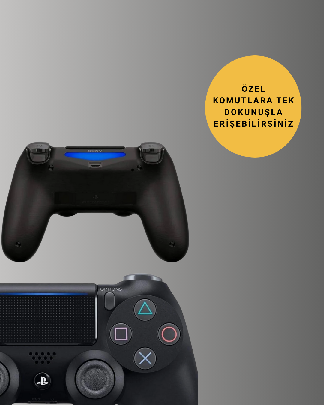 LED Işıklı Oyun Kolu – Durum Göstergeli Şık Tasarım - Görsel 5