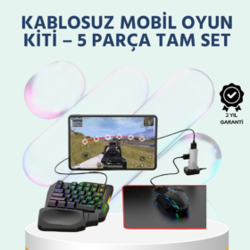 Tak-Çalıştır Mobil Oyun Seti – X8 Pro Teknolojili Klavye Mouse Kombo