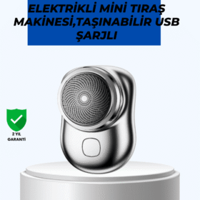 Mikro titreşim motorlu düşük sesli USB girişli tıraş makinesi