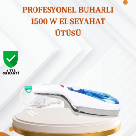 Tüm Kumaşlar İçin Taşınabilir Buharlı Ütü | Hızlı Isınma ve Aksesuar Setli