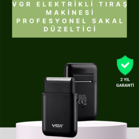 USB Şarjlı Traş Makinesi – Piston + Ağ Başlık 600 mAh Batarya