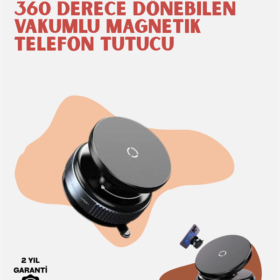Evrensel Uyumlu Manyetik Araç Telefon Standı – Dayanıklı Alüminyum Gövde