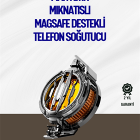 Mıknatıslı ve Aparatlı Montajlı Soğutucu Fan | Her Cihaza Uyumlu | LED Göstergeli