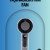 Şeffaf Kasa El Fanı | 5V 2A | 100 Kademeli Hava Akışı | Type-C Girişli