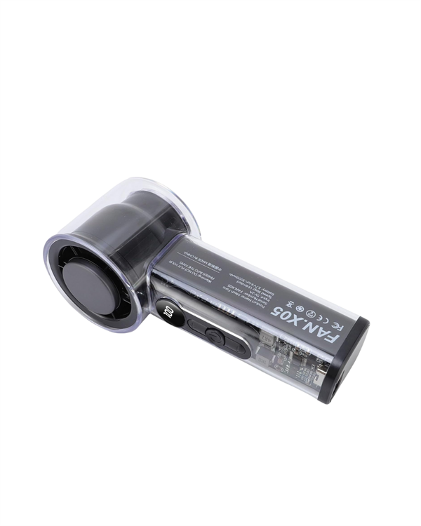 Yüksek Verimli Soğutmalı El Fanı | 100 Seviye Hız Kontrolü | 6 Saat Pil Ömrü - Görsel 4