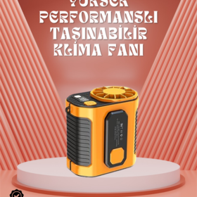 Sessiz Turbo Fan – Kamp Spor Ofis İçin Taşınabilir Mini Soğutucu