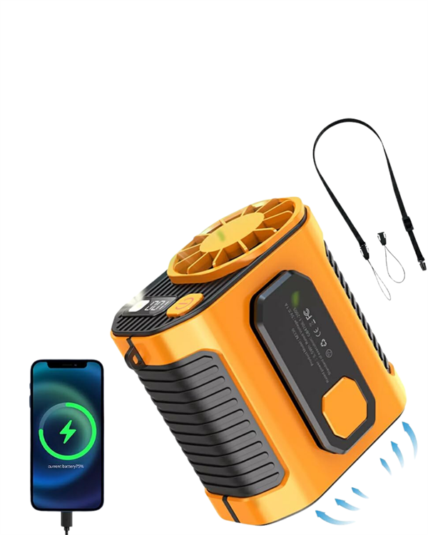 Sessiz Turbo Fan – Kamp Spor Ofis İçin Taşınabilir Mini Soğutucu - Görsel 4