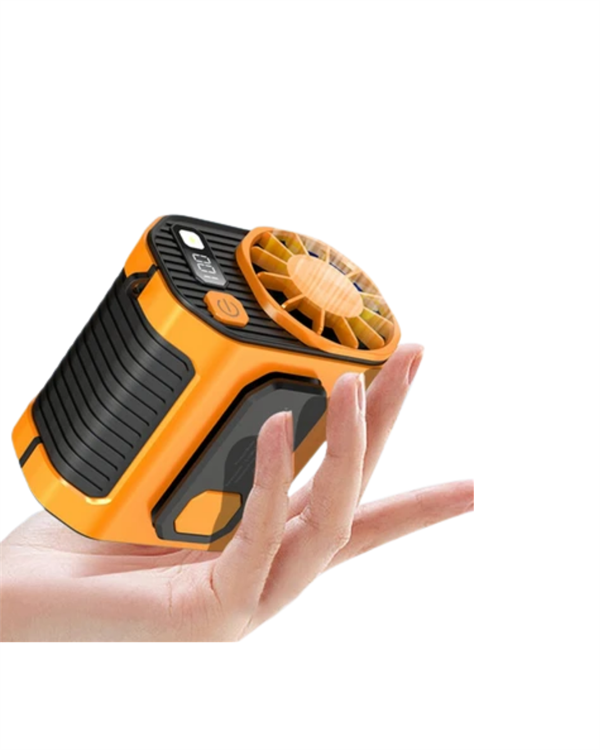 Turbo Mini Fan – Dijital Ekranlı Sessiz & Şarjlı Serinlik! - Görsel 3
