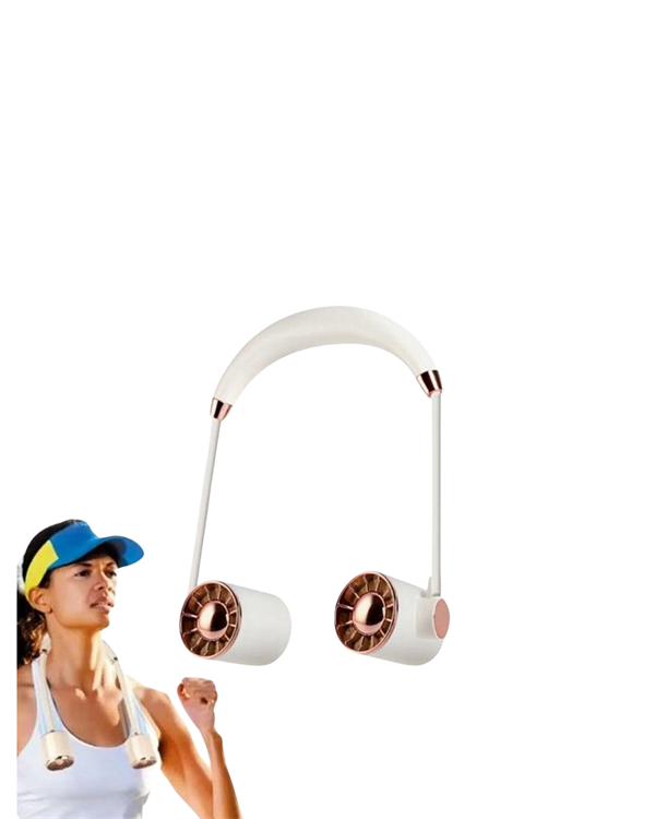 USB Şarjlı Boyun Fanı | Hafif Katlanabilir Taşınabilir Düşük Gürültülü Fan - Görsel 5