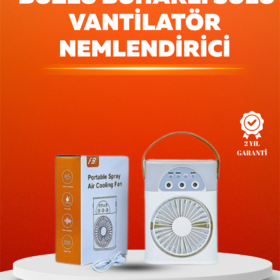 Mini USB Klima Fan | 3 Kademeli Spreyli Hava Soğutucu Taşınabilir