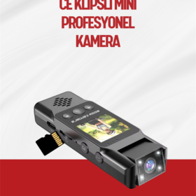 Hareket Algılayıcılı Taşınabilir Mini Kamera – 3MP Fotoğraf Düşük Güç Tüketimi