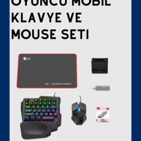 Android Uyumlu Klavye Mouse Oyun Seti – Gecikmesiz Bağlantı Tak-Çalıştır Özellikli