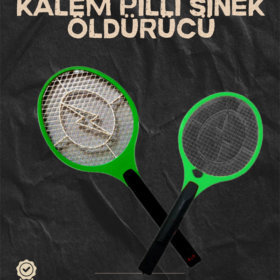 Hafif ve Ergonomik Elektronik Böcek Öldürücü – Güvenlik Koruması ile Pil Kontrollü