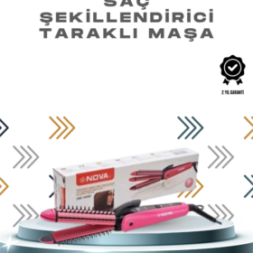 Ergonomik Tasarımlı Fön ve Maşa Uyumlu Saç Şekillendirici Maşa