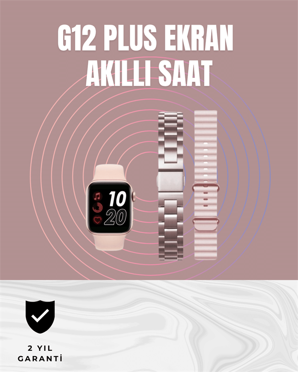 Titreşimli Bildirimli Akıllı Saat – Nabız GPS Spor Modları Telefon Eşleştirme Özellikli - Görsel 2