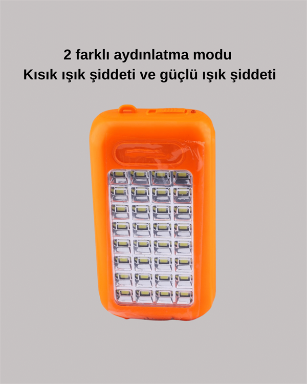 Güneş Paneli Destekli Powerbank ve LED Işıldak – 10000 mAh Çift USB Outdoor Kullanım İçin - Görsel 3