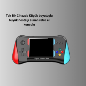 X7M Vintage 3.5 İnç 500’ü 1 Arada Klasik Oyun Konsolu