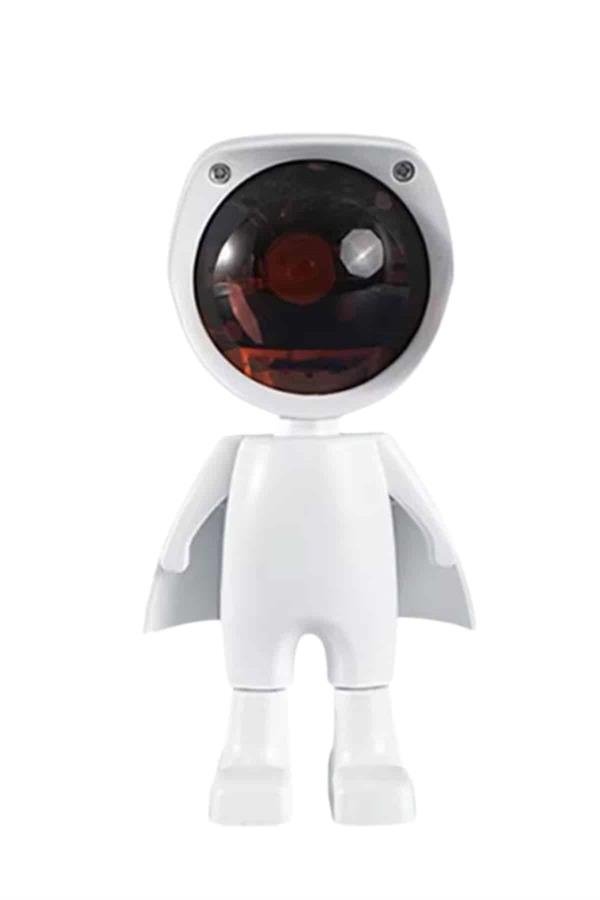 180 Derece Dönebilen Astronot Masa ve Gece Lambası Projektör - Görsel 5