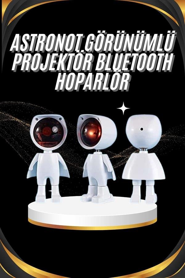 Gün Batımı Projektör Lamba Astronot Görünümlü Dekoratif Masa Lambası - Görsel 2