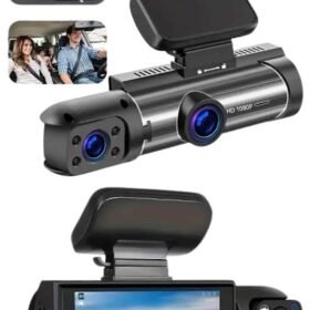 Araç Kamerası Black Box Çift Kameralı Ekranlı Full HD Sürüş Kamerası