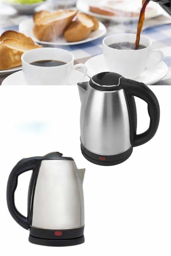 Çelik Su Isıtıcı Kettle Dayanıklı Paslanmaz Çelik Uzun Ömürlü - Görsel 4