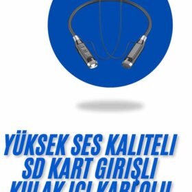 Bluetooth Kulaklık 120 Saat Kullanım Süresi Boyun Askılı Bluetooth Kablosuz Kulaklık