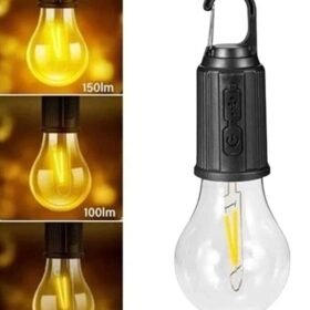 Taşınabilir Askılı Ampul Kamp Lambası Askılı Type-C Şarjlı Bahçe Lambası