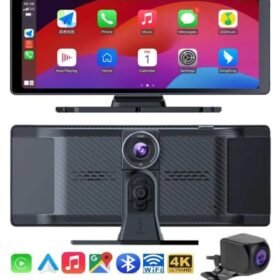 4K Ultra Araç İçi Ön ve Arka Kameralı Ekran HD 2 Kameralı Torpido Üstü Araç Multimedya